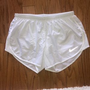 4/$30 NWOT white nike track shorts